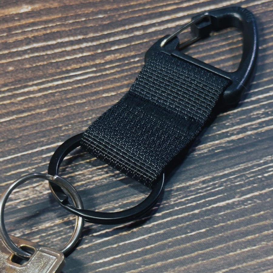 ウェビングアタッチメント カラビナtoキーリング 2個set 【KKY】 webbing att