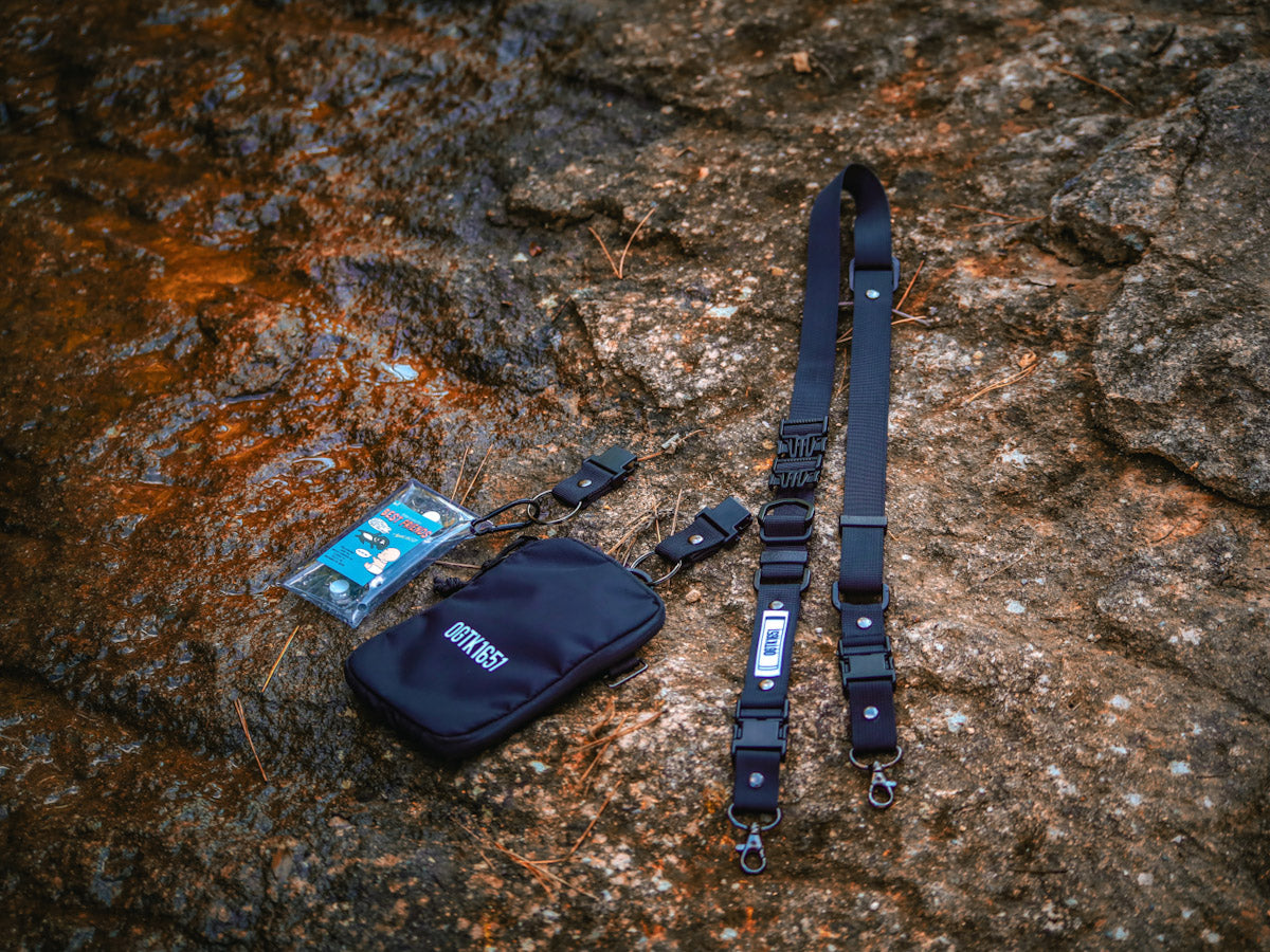 OGTK1651アウトドアスマホショルダーストラップ2SB&フラットポーチ